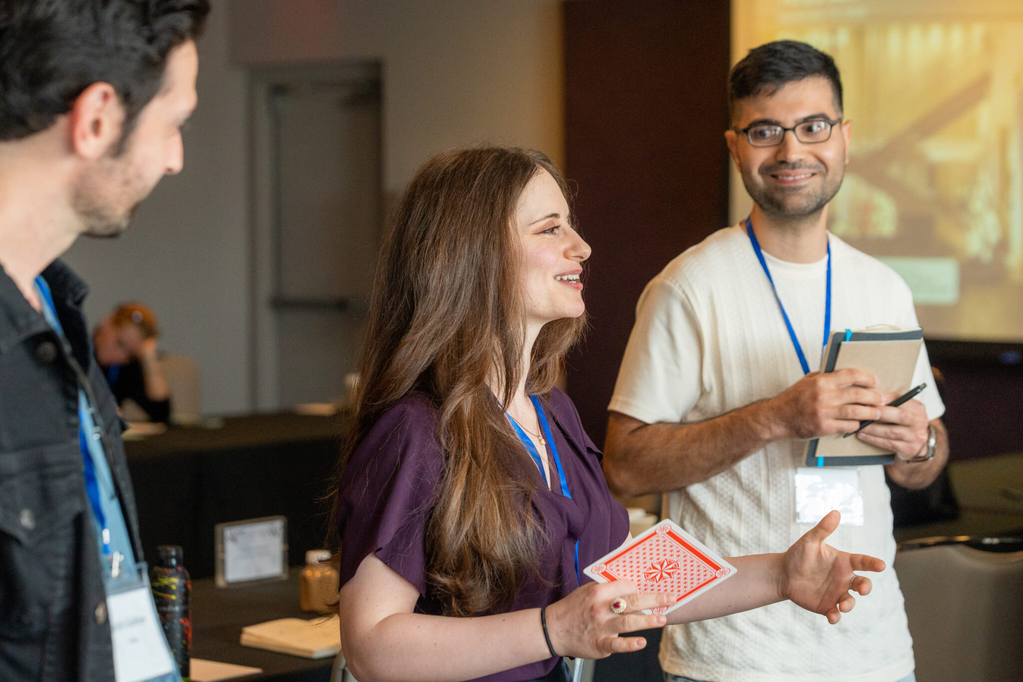 Fellows in a storytelling workshop